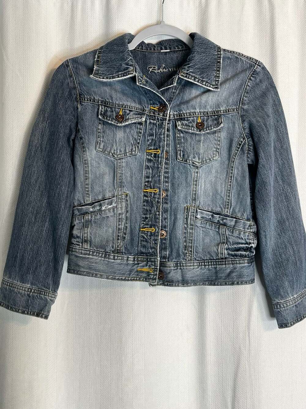 Riders Vintage Blue Denim Jean Jacket Size M